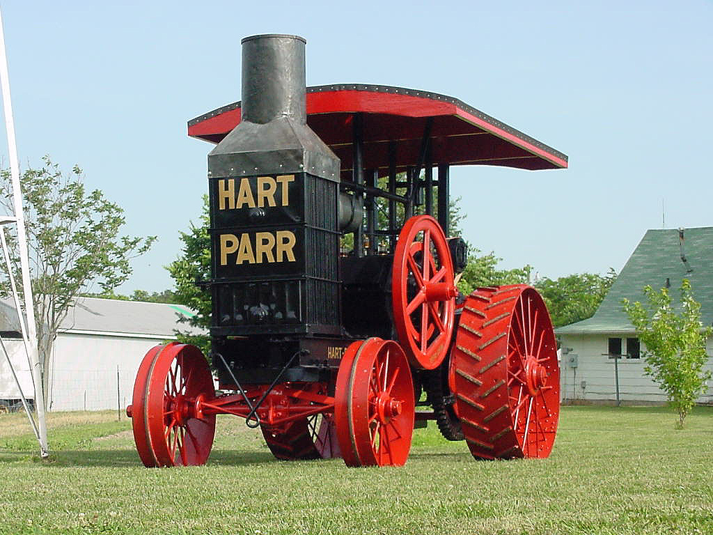 Ciagnik rolniczy parowy amerykanskiej marki Hart-Parr